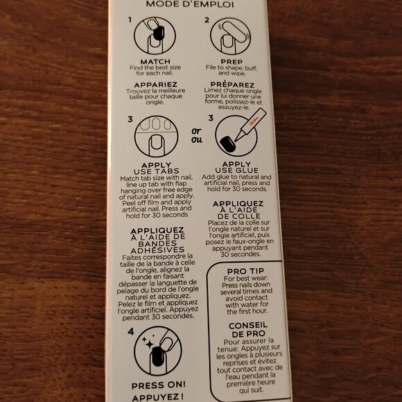 Sally Hansen Salon Effects press on Nails red - Picture 2 of 2